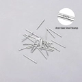 Bulk S925 sterling silver earring post pins with clear anti-counterfeit stamps - S0001 Style / Silver