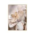 Modern Nordic dried hydrangea art with light wood frame for minimalist home decor - 10x15cm / Style A-Frosted Dry Flowers