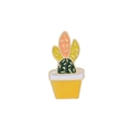 Cactus con Manchas en Maceta Amarilla (C1119-2)