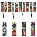 Set of 10 cat-themed diamond painting bookmarks with tassels for DIY craft - Cute Cat Bookmarks