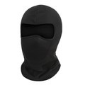 Black breathable tactical balaclava with mesh mouth filter for outdoor cycling and skiing - L(58-60cm) / Black