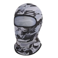 Python pattern balaclava camouflage face mask for fishing and motorcycle riding - Gray Camouflage