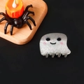 Spook haarklem in zilveren glitter PVC voor Halloween haaraccessoires voor dames - Zilveren Glitter Geest