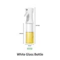 Flacon pulvérisateur d'huile en verre blanc 300ml avec corps transparent de 247mm - Style Verre 300ml Blanc