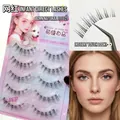 Faux cils naturels en lot de 10 rangées pour un regard manga défini et intense - Style Bébé Droit 01