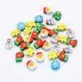 Christmas cartoon eraser set with Santa, snowman and tree shapes for kids stationery - Mini Christmas Theme