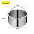 Thickened 304 Stainless Steel With Punched Holes / 4cm High