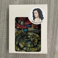 Top view of heatless hair curlers with ethnic patterns in a white window display box - Boxed Set / Upgraded Boxed