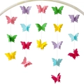 Multi-color 3D layered butterfly paper garland hanging decoration for parties - Small / Colorful