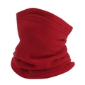 Scaldacollo invernale in pile rosso con tessuto spesso antivento per sci all'aperto - Pile Con Coulisse / Rosso