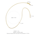 18K gold stainless steel zodiac necklace pendant with detailed size specifications - Adjustable Necklace / Gold
