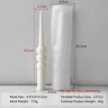 DIY spiral geometric silicone mold for elegant pillar candles with size dimensions - Long Sphere Pillar F336