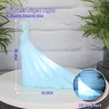 Romantic princess night light Elsa design ice blue glow lamp for bedroom decor - Princess Blue