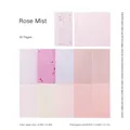 Rose Mist scrapbooking paper set with diverse textures for DIY journal creative crafts - Rose Mist