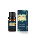 10ml Pure Organic Lavender Essential Oil in amber glass bottle with floral gift box - Lavender Oil