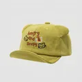 Lindo gorra de béisbol para bebé verde mostaza con orejas de oso y bordado infantil - 48cm (6 Meses-2 Años) / Verde