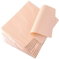 Pink silicone tattoo practice skins in rectangular sheets for professional training - Small / Nude