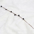 Artificial black berry stem for Christmas and Spring floral DIY home decor - Black
