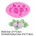 Stampo in silicone a ortensia rosa per gesso aromaterapico con texture floreale - 3#Ortensia/B68 / Rosa