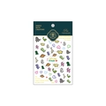 Stickers nail art motif dinosaure dessin animé avec cœurs colorés et motifs dessinés - KX253-Nouveau Relief