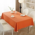 Tovaglia rettangolare arancione in ecopelle impermeabile dal design minimalista per tavolo - 40x60cm / Arancione