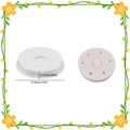 Moule rond en silicone de 13,5 cm pour résine avec 6 fentes rectangulaires pour créations - Décoration de Pâques - Base A