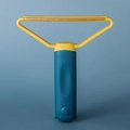 Rasoir anti-bouloche manuel bicolore avec un design de petit ours mignon - Bleu foncé