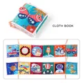 Double-sided colorful baby cloth book with safety mirror for crib bumper sensory play - 3D Butterfly Colorful Bed Bumper