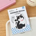 Blocchetto per appunti gatto mucca 10,5x14cm per studenti 30 fogli di cartoleria - 3# Gatto Tuxedo