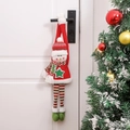 Kerst sneeuwpop pluche deurklink hanger decoratie voor een feestelijke sfeer in huis - Sneeuwpop