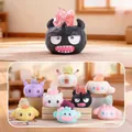 Collection of 8 mini cartoon character crystal resin figurines with colorful ore stones - A096 Cute Baby Magic Crystal Series Set of 6 / Full Box Set