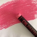 Single professional magenta oil pastel stick with rich pigment color and smooth texture - Rose Red