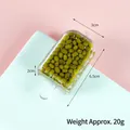 Green bean filled resin popsicle charm 6.5x3x2cm creative ice cream pendant - Green Bean