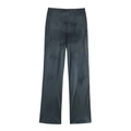 Completo donna con blazer slim in velluto e pantaloni a gamba larga grigio scuro a vita alta - XS / Pantaloni Singoli