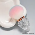 Brosse à ongles dégradée rose et bleu, manche en diamant, poids environ 75g - Dm-diamant-rose