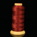 Durable deep red nylon braided cord wound on a spool for bead jewelry weaving - Light Coffee