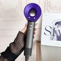 High-speed bladeless hair dryer in grey and purple finish with ionic technology - Charming Purple