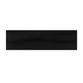 Minimalist black elastic yoga sports headband for fitness with non-slip sweatband design - Black