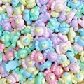 Mini resin heart and candy beads in pastel colors for DIY nail art and hair accessories - 06# Heart Candy (Small)