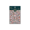 Zelfklevende nagelstickers met aardbeien en konijntjes, zoet ontwerp, model TS-1458 - Aardbei Konijn Thema (TS-1458)