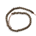 4mm faceted dark grey druzy agate round beads for DIY jewelry making and crafts - 4mm (50 Pcs) / Plated Coffee