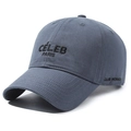 Berretto in velluto a coste grigio-blu con ricamo CÉLEB PARIS e logo Club Monaco - Azzurro