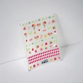 Self-adhesive 5D nail art stickers with flowers and strawberry patterns TS-2259 - Flower Berry Berry (TS-2259)