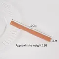 Brown PVC simulation chocolate bar 10cm x 1cm 11g realistic artificial wafer stick - Brown Chocolate Stick