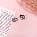 Antiksilberne Buch-Anhänger aus Metall für DIY-Schmuck und Lehrer-Geschenke - 1 Stück Retro Silber Buch