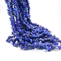 Close-up of natural blue lapis lazuli stone beads for handmade jewelry making - Lapis Lazuli approx 80cm