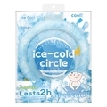 Light blue PCM neck cooling ring in retail package with 2 hours long-lasting ice effect - 28°C English Gift Box / Blue