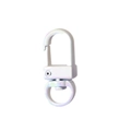 Gancio a molla in metallo bianco cangiante per accessori portachiavi fai da te - Bianco UV