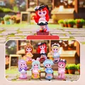 Cartoon girl figurine collection in various colors including 6 regular and 1 hidden style - Flowing Light Party Anime Girl Figure / Full Box (Set of 6)