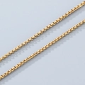 Collana a catena a maglie rotonde in acciaio inossidabile dorato per gioielli fai-da-te - 2mm Colore Oro Lucido